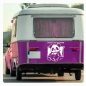 Preview: Wohnmobil Aufkleber Heute mal gechillt! auch schön Panda Wohnwagen Caravan Sticker WoMo440