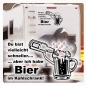 Preview: Du bist vielleicht schneller, aber ich habe Bier im Kühlschrank!  Wohnmobil Aufkleber Wohnwagen Sticker Caravan WoMo438