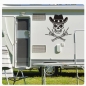 Preview: Cowboy Hut Metal Hands Wohnmobil Wohnwagen Caravan Aufkleber WoMo291