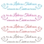 Preview: Wo die Liebe den Tisch deckt Wandtattoo Esszimmer Wandaufkleber Walltattoo W1786