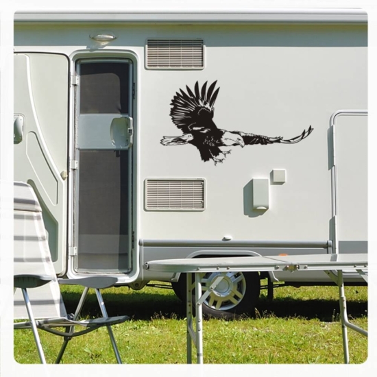 Adler Eagle Seeadler Wohnmobil Aufkleber Wohnwagen Caravan Sticker WoMo153