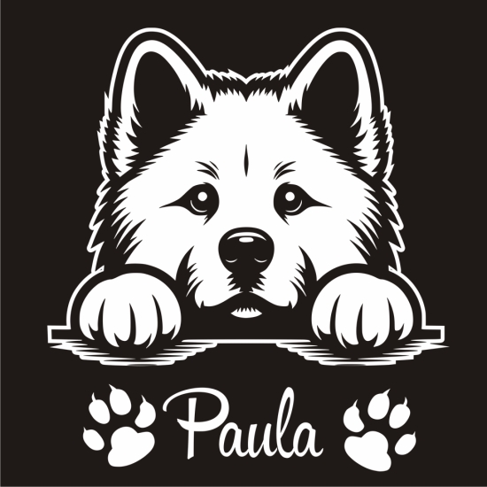 Akita Inu Autoaufkleber Auto Aufkleber Sticker Hund Pfoten A4266