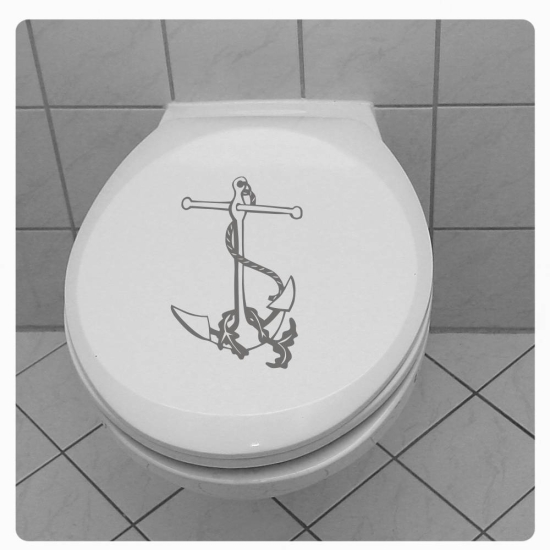 WC Aufkleber Seestern Sticker Klodeckel Badezimmer Deko Maritime