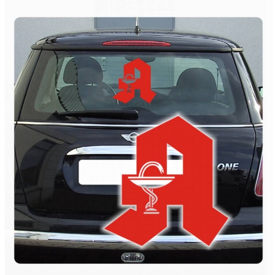 Apotheker Logo Apotheke Firma Aufkleber Schaufenster Tür Auto Eingang A586