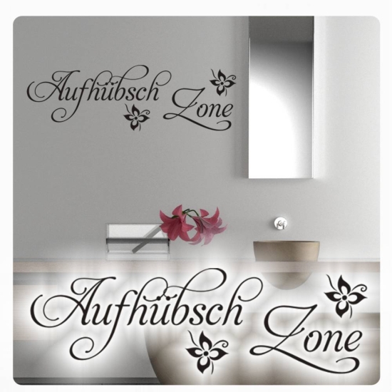 Aufhübsch Zone Wandtattoo Wandaufkleber Vintage W1067