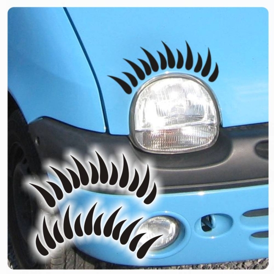 Twingo Wimpern Autoaufkleber Stiker Tuning Aufkleber Auto Beetle