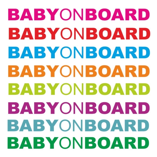 Baby on Board Auto Aufkleber Sticker Tattoo Babyaufkleber clickstick A210