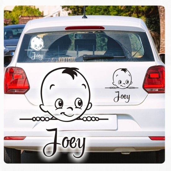 Baby Name Auto Aufkleber Autoaufkleber Sticker AB006