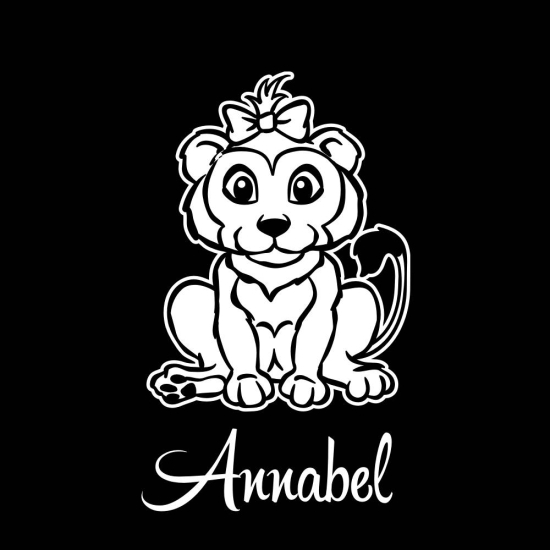 Löwe Löwenbaby Baby Name Auto Aufkleber Autoaufkleber Sticker AB008
