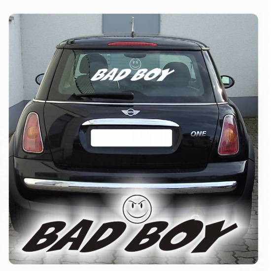 Bad Boy Smile Auto Aufkleber Schriftzug Sticker A825