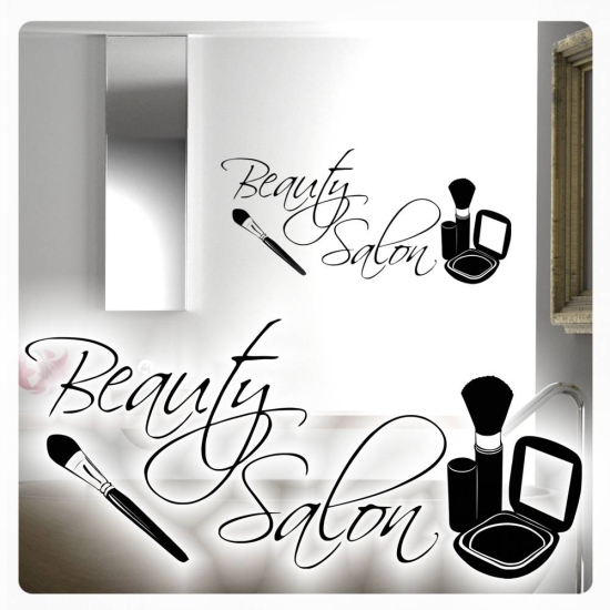 Beauty Salon Wellness Wandtattoo Badezimmer W820