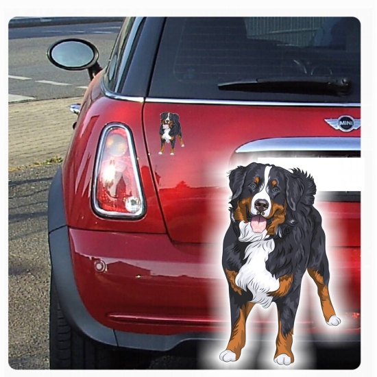 Autoaufkleber Berner Sennenhund Auto Aufkleber Pfoten Sticker Digitaldruck DA523