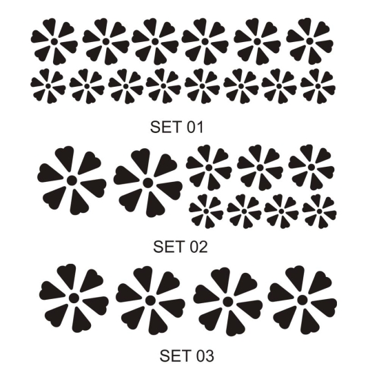 Fahrradaufkleber Blume Blüten Fahrrad Aufkleber Sticker F016