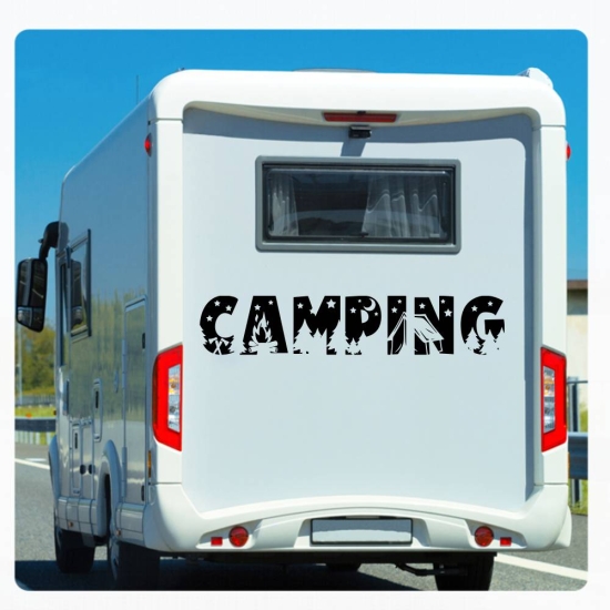 Wohnmobil Aufkleber Camping WoMo Caravan Aufkleber Sticker WoMo258