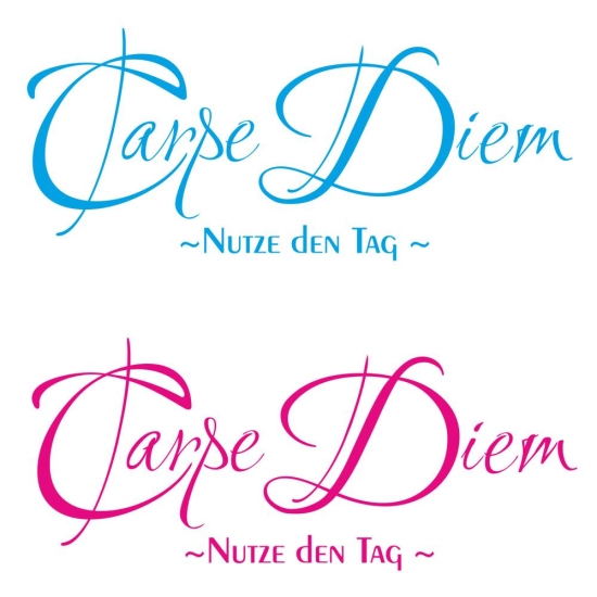 Carpe Diem Wandtattoo Wandaufkleber Nutze den Tag W859