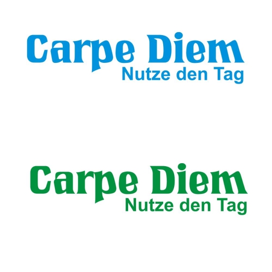 Carpe Diem Nutze den Tag Wandtattoo Wandaufkleber W1574