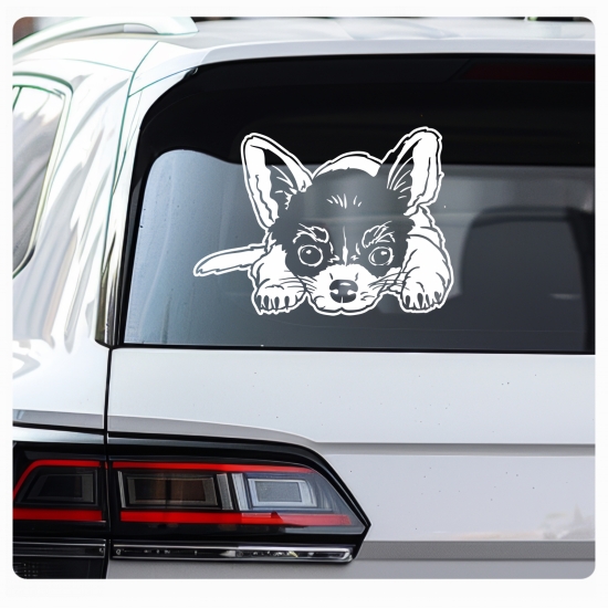 Auto Aufkleber Chihuahua Autoaufkleber Hund A1310