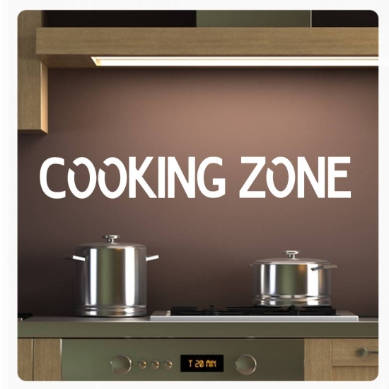 Wandtattoo Cooking Zone Wandaufkleber Küche Lounge W933