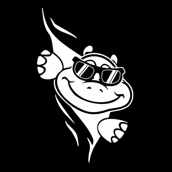 Schildkröte schaut raus Cool Wohnmobil Aufkleber Wohnwagen Sticker WoMo254nmobil Aufkleber Wohnwagen Sticker WoMo253
