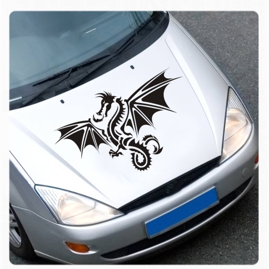 Drachen Dragon Tribal Autoaufkleber Motorhauben Aufkleber Sticker A265