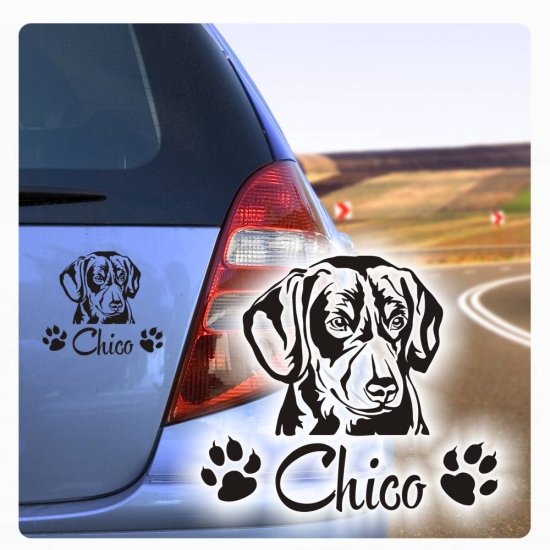 Hundeaufkleber Entlebucher Sennenhund Name Autoaufkleber Sticker A297