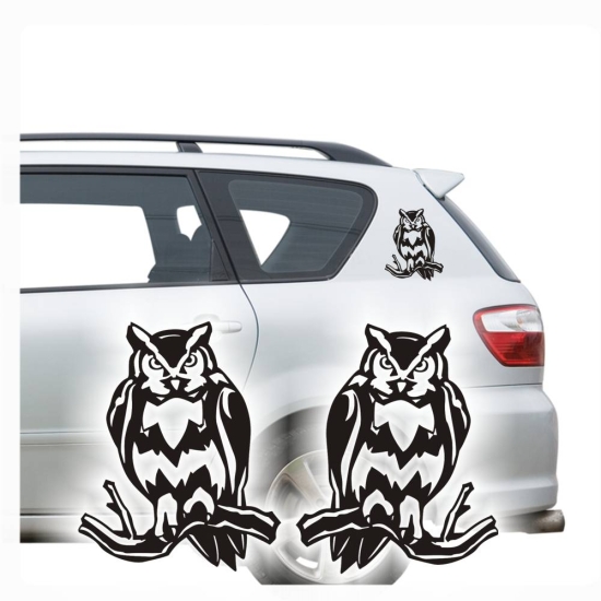 Eule Owl Eulen Autoaufkleber Auto Aufkleber Sticker A1021
