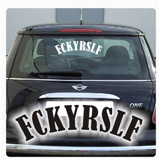 FCKYRSLF Autoaufkleber Auto Aufkleber Sticker A1032