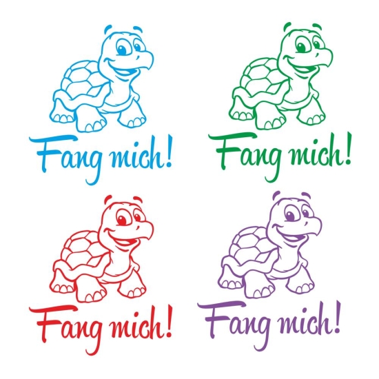 Autoaufkleber Schildkröte Turtle Be Happy Auto Aufkleber Sticker