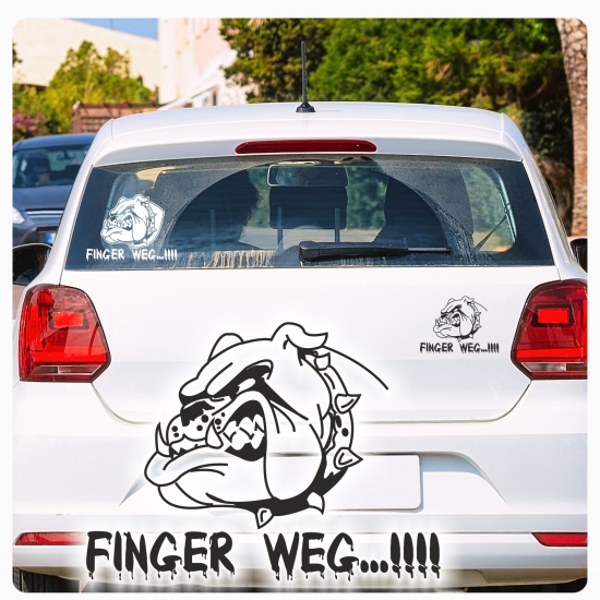 FINGER WEG ! Autoaufkleber Auto Aufkleber Sticker A107