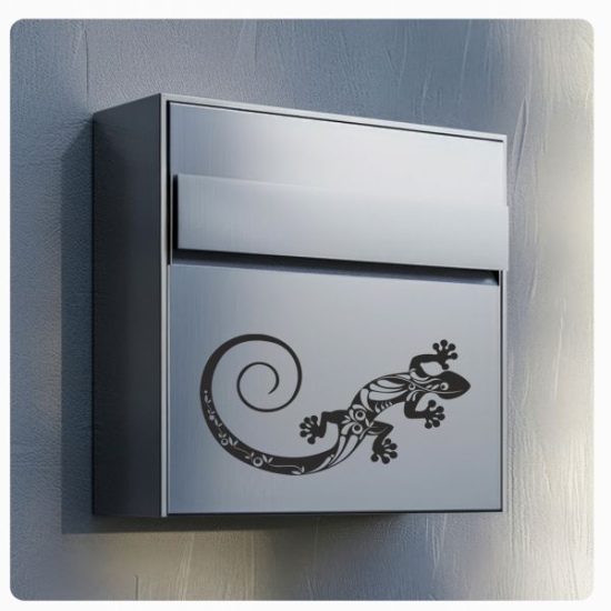 Preview: Briefkasten Aufkleber Gecko Gekko Echse Auto Sticker Briefkastenaufkleber B001