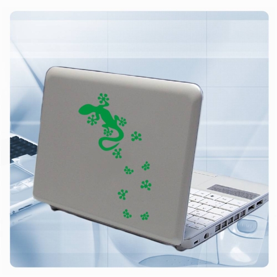 Gecko Gekko Eidechse Echse Laptop Notebook Netbook Aufkleber Skin Sticker LT002