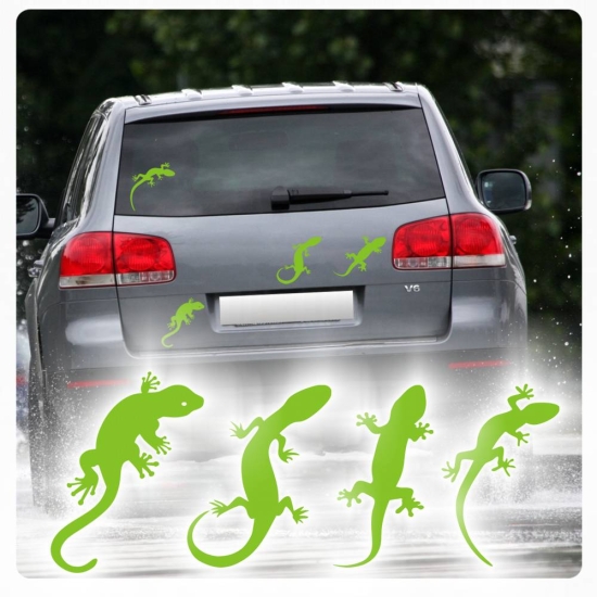 Gecko Gekko Echse Lizzard Autoaufkleber Sticker A030