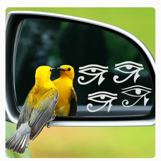 Horus Auge Glasgravur Auto Spiegel Aufkleber Etched Glas clickstick Sticker G009