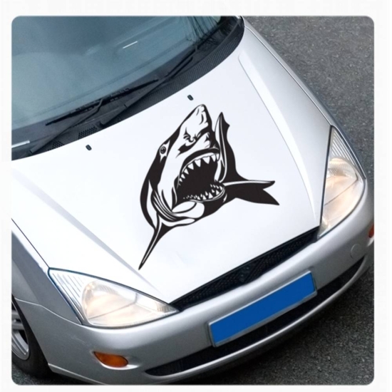 Aufkleber Aufkleber Hai Shark Autoaufkleber Motorhauben A1185