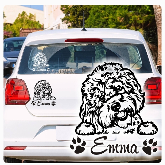 Havapoo Autoaufkleber Auto Aufkleber Sticker Hund Pfoten A1721