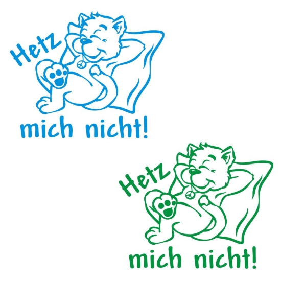 Wohnmobil Aufkleber Katze Peace Chillkatze Hetz mich nicht! Caravan WoMo238