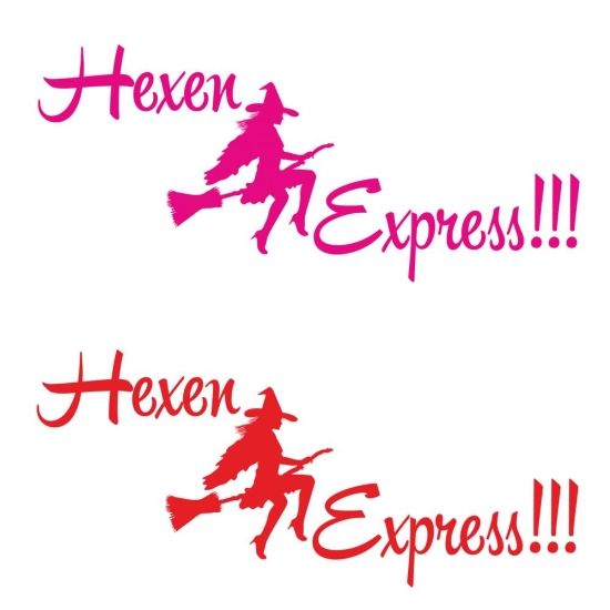 Hexen Express Autoaufkleber Hexen Aufkleber Sticker A1059