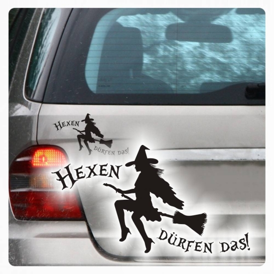 Hexen dürfen das! Autoaufkleber Aufkleber Sticker  A1108