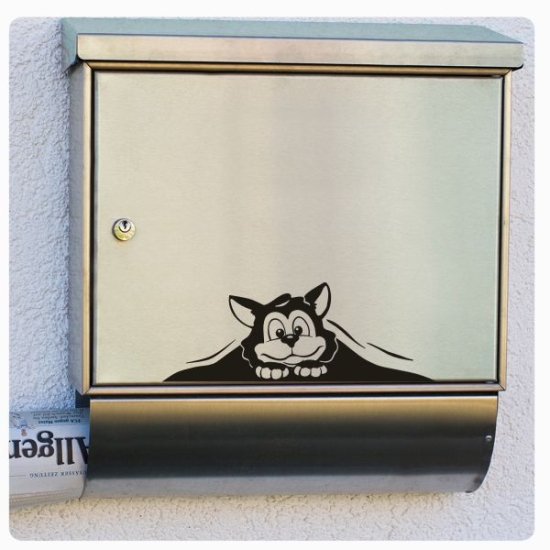 Briefkastenaufkleber Katze Kätzchen Sticker Aufkleber Sticker B005