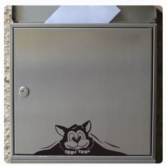Briefkastenaufkleber Katze Kätzchen Sticker Aufkleber Sticker B005