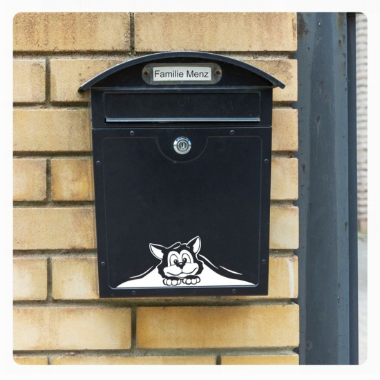 Briefkastenaufkleber Katze Kätzchen Sticker Aufkleber Sticker B005