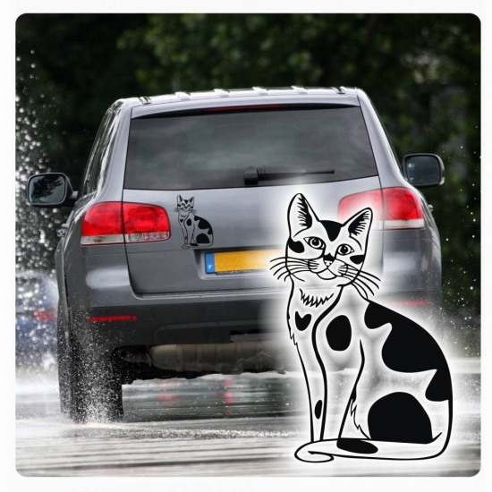 Katze Katzen Auto Aufkleber Autoaufkleber Sticker A422