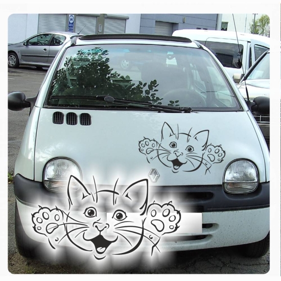 Katze Kätzchen Autoaufkleber Auto Aufkleber Sticker Tattoo A2065