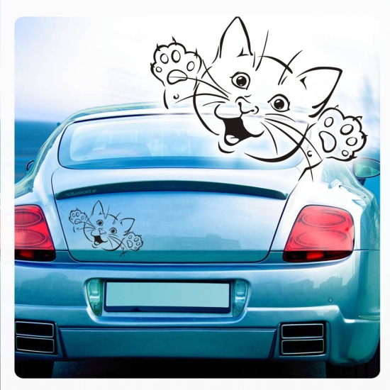 Katze Kätzchen Autoaufkleber Auto Aufkleber Sticker Tattoo A2065