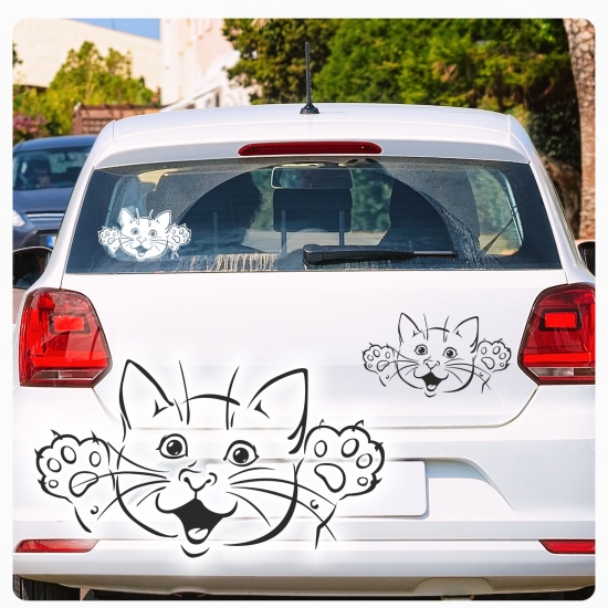 Katze Kätzchen Autoaufkleber Auto Aufkleber Sticker Tattoo A2065