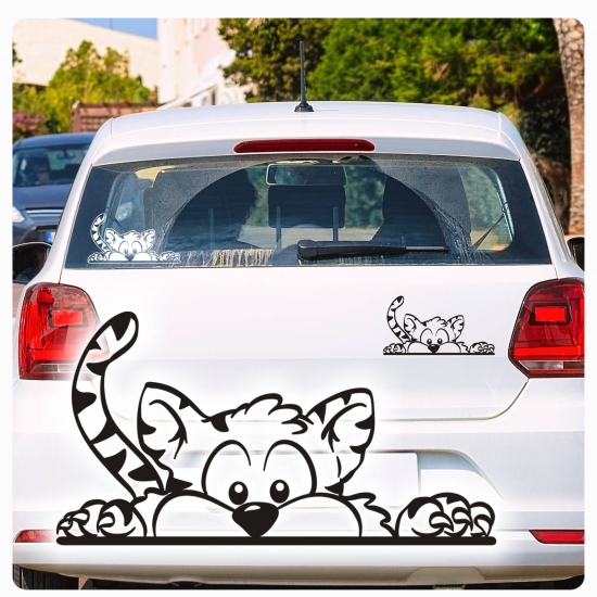 Autoaufkleber Katze Cat Kitty Kätzchen Pfoten Sticker A1239
