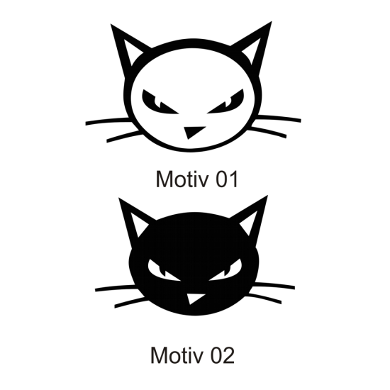 Katze Katzen Kitty Rockabilly Autoaufkleber Aufkleber Sticker A017