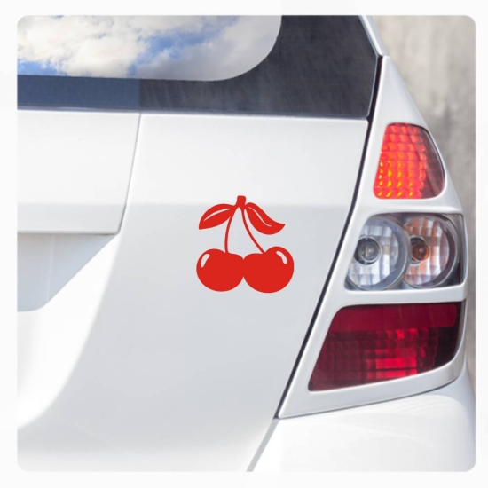 Kirschen Cherry Rockabilly Auto Aufkleber Autoaufkleber Sticker A1234