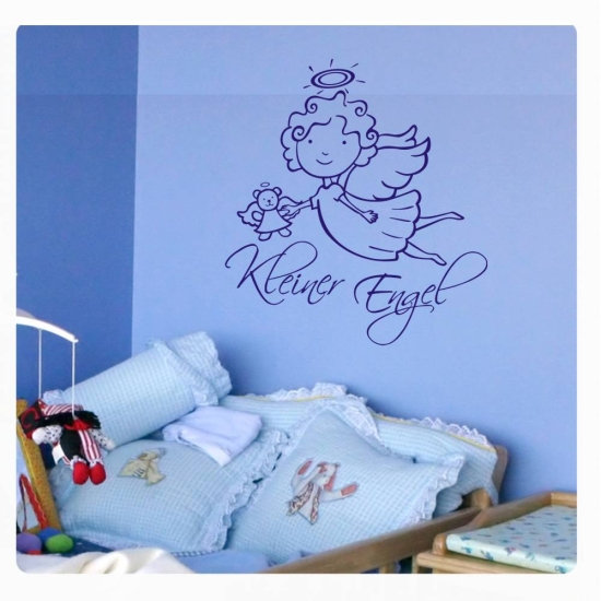 Kleiner Engel Wandtattoo Wandaufkleber Kinderzimmer W975