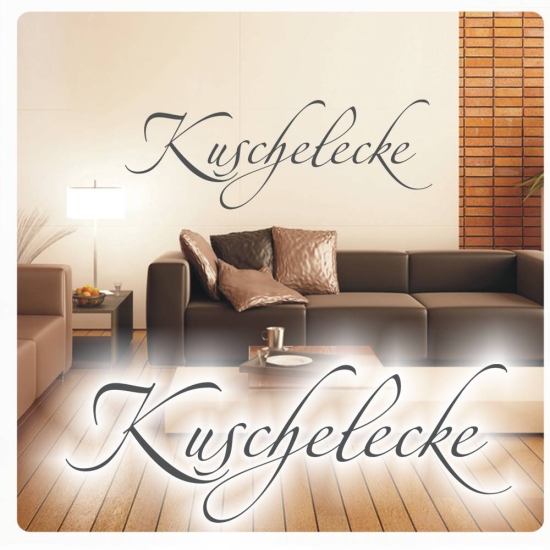 Kuschelecke Wandtattoo Wandaufkleber Kuschel Zone Wohnzimmer W1324